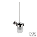 Dornbracht Tara. wall-mounted toilet brush set, complete