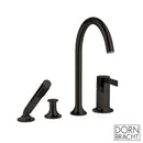 Dornbracht VAIA deck/tile-mounted four-hole single lever bath mixer