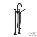 Dornbracht VAIA freestanding two-hole bath mixer with hand shower set