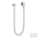 Dornbracht WaterTube Kneipp wall elbow with hose bracket, with single escutcheon
