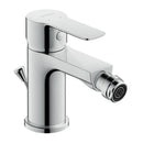 Duravit A.1 single lever bidet mixer with pop-up waste set