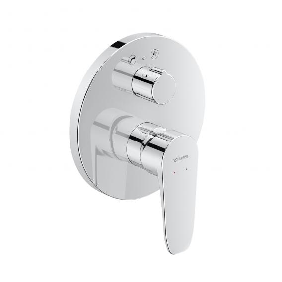 Duravit B.1 concealed, single-lever bath mixer, with diverter valve