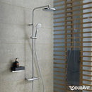 Duravit B.1 shower system with shower thermostat