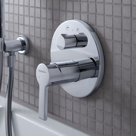 Duravit B.2 concealed, single-lever shower mixer, with diverter valve