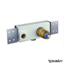 用於暗裝單把手面盆龍頭的 Duravit 基本安裝單元