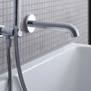 Duravit bath spout with round escutcheon