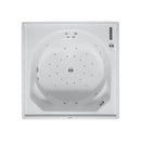 Duravit Blue Moon square whirlbath, built-in