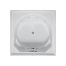Duravit Blue Moon square whirlbath, built-in