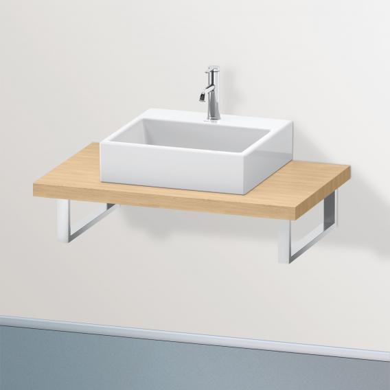 Duravit Brioso countertop for 1 countertop basin / drop-in basin natural oak