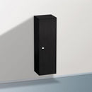 Duravit Brioso medium unit with 1 door eiche schwarz, Griff chrom