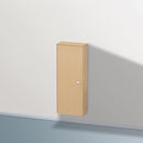 Duravit Brioso medium unit with 1 door eiche natur, Griff chrom