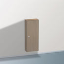 Duravit Brioso medium unit with 1 door eiche terra, Griff chrom