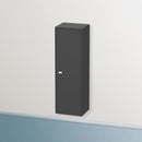 Duravit Brioso medium unit with 1 door graphit matt, Griff chrom