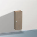 Duravit Brioso medium unit with 1 door eiche terra, Griff chrom