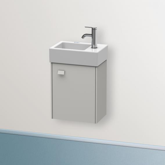 Duravit Brioso 洗手盆盥洗台，帶 1 門 betongrau 啞光，Griff betongrau 啞光