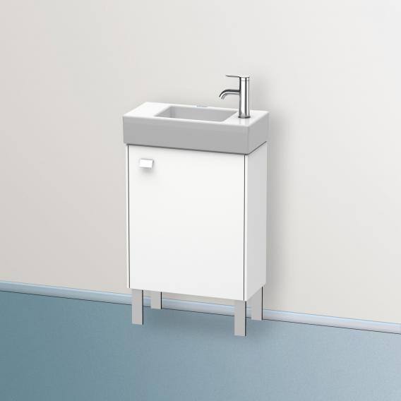 Duravit Brioso vanity unit for hand washbasin with 1 door weiß matt, Griff weiß matt