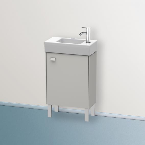 Duravit Brioso 洗手盆盥洗台，帶 1 門 betongrau 啞光，Griff betongrau 啞光