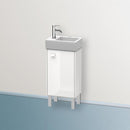 Duravit Brioso vanity unit for hand washbasin with 1 door weiß hochglanz, Griff weiß hochglanz