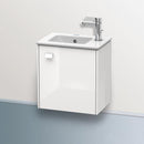 Duravit Brioso vanity unit for hand washbasin with 1 door weiß hochglanz, Griff weiß hochglanz
