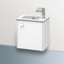 Duravit Brioso vanity unit for hand washbasin with 1 door weiß matt, Griff weiß matt