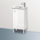 Duravit Brioso vanity unit for hand washbasin with 1 door weiß hochglanz, Griff weiß hochglanz