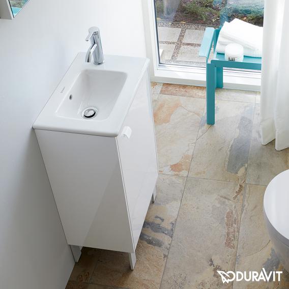 Duravit Brioso vanity unit for hand washbasin with 1 door weiß matt, Griff weiß matt