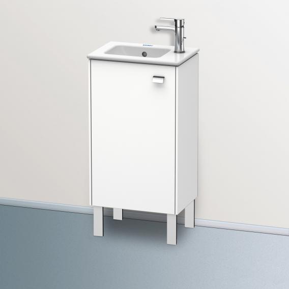 Duravit Brioso vanity unit for hand washbasin with 1 door weiß matt, Griff chrom