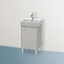 Duravit Brioso vanity unit for hand washbasin with 1 door betongrau matt, Griff chrom