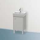 Duravit Brioso vanity unit for hand washbasin with 1 door betongrau matt, Griff betongrau matt
