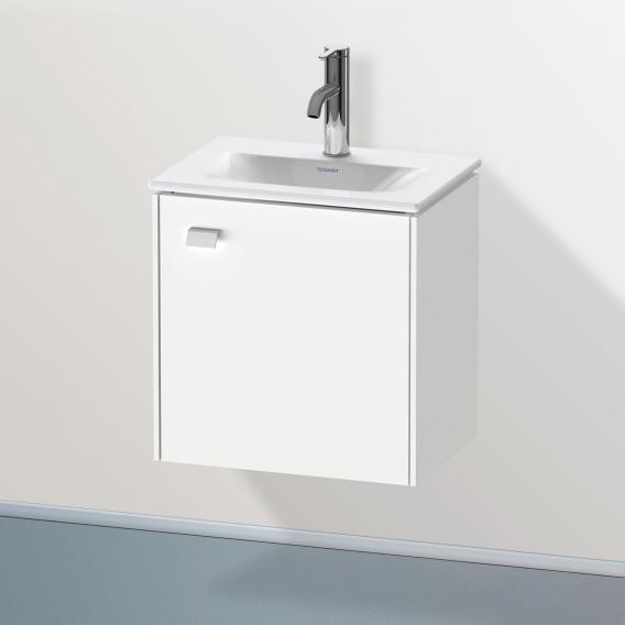 Duravit Brioso vanity unit for hand washbasin with 1 door weiß matt, Griff weiß matt