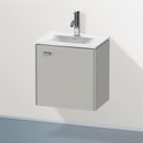 Duravit Brioso vanity unit for hand washbasin with 1 door betongrau matt, Griff betongrau matt