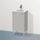 Duravit Brioso vanity unit for hand washbasin with 1 door betongrau matt, Griff betongrau matt