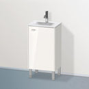 Duravit Brioso vanity unit for hand washbasin with 1 door weiß hochglanz, Griff weiß hochglanz