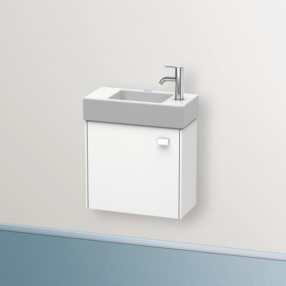 Duravit Brioso vanity unit for hand washbasin with 1 door weiß matt, Griff weiß matt