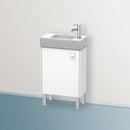 Duravit Brioso vanity unit for hand washbasin with 1 door weiß matt, Griff weiß matt