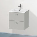Duravit Brioso vanity unit Compact for hand washbasin with 2 pull-out compartments