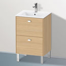 Duravit Brioso vanity unit Compact for hand washbasin with 2 pull-out compartments
