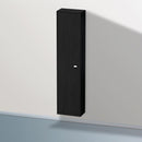 Duravit Brioso tall unit with 1 door eiche schwarz, Griff chrom