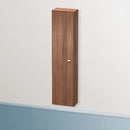 Duravit Brioso tall unit with 1 door nussbaum natur, Griff chrom