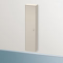 Duravit Brioso tall unit with 1 door taupe matt, Griff taupe matt