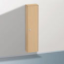 Duravit Brioso tall unit with 1 door eiche natur, Griff chrom