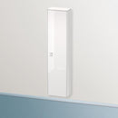 Duravit Brioso tall unit with 1 door weiß hochglanz, Griff chrom