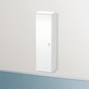 Duravit Brioso tall unit with 1 door weiß matt, Griff chrom