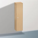 Duravit Brioso tall unit with 1 door eiche natur, Griff chrom