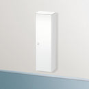 Duravit Brioso tall unit with 1 door weiß matt, Griff weiß matt