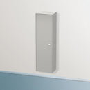 Duravit Brioso tall unit with 1 door betongrau matt, Griff chrom