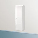 Duravit Brioso tall unit with 1 door weiß hochglanz, Griff weiß hochglanz