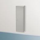 Duravit Brioso tall unit with 1 door betongrau matt, Griff chrom