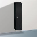 Duravit Brioso tall unit with 1 door eiche schwarz, Griff chrom