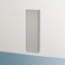 Duravit Brioso tall unit with 1 door betongrau matt, Griff betongrau matt